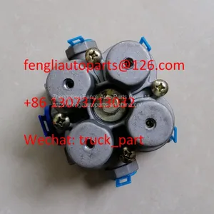 Shaanxi Heavy Truck Brake Parts Four Way Protection Valve AZ9100360067 thumbnail-1