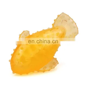 Fish Shape Chew Toy for Dogs Best Dental Dog Chew Toy Reduces Plaque & Tartar Buildup Without Brushing Teeth Clean Dog Toy thumbnail-3