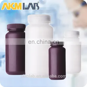 AKMLAB Laboratory White or Brown PP Plastic 30ml 60ml 125ml 250ml 500ml 1000ml 2000ml Reagent Bottle thumbnail-1