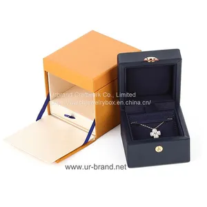 Jewelry Packaging Box Princess Proposal Wedding Ring Box Necklace Box Pendant Box Custom Logo thumbnail-2