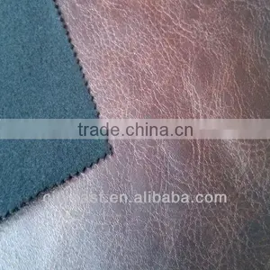 Bronzed Suede Fabric Bonded With Single Velvet Fabric For Sofa thumbnail-3