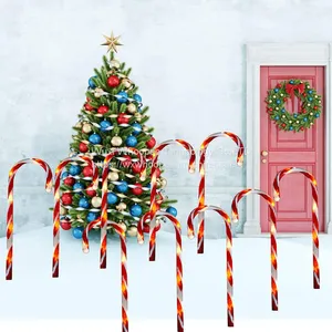 UL Listed 8 Modes Flash End-to-End Plug in Waterproof Candy Cane Fairy Stick Lights for Patio 20inch thumbnail-4