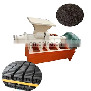 China Charcoal Coal Power Dust Roller Press Coal Screw Briquette Extruder Machine thumbnail-1