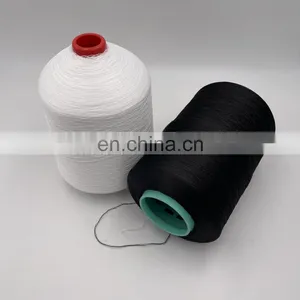 200D Polyester Texture Thread Good Quality Sewing Thread Black Overlock Thread thumbnail-5