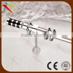 35mm Burnished Matt Nickel Curtain Pole With Luxury Finial thumbnail-4