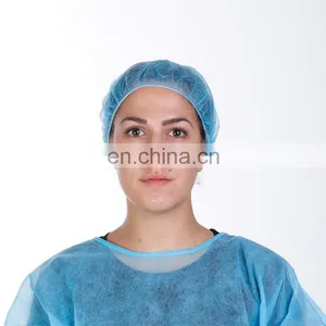 Disposable Hair Net Cap Non Woven Buffon Cap thumbnail-5