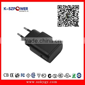 2016 G-series 6W K- 051200 5V1.2A Power Adapter Mobile Phone Charger With CE UL GS KC thumbnail-1