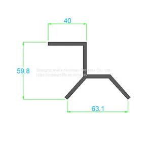 MK Farm Aluminum Solar Roof Bracket Fixture Clamp Solar Clamp Trapezoidal Roof Mounting Solar Panel Clamp thumbnail-2