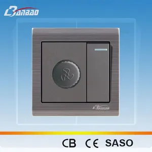 LK6 Series Fan Dimmer Wall Switch With GCC SQM Certificate thumbnail-1