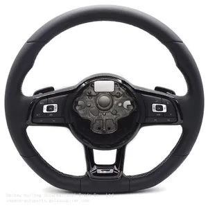 For VW Golf MK7 R Golf A7 Passat B8 R Arteon R Sports Lacquered Black Trim Steering Wheel Original Multifunction Steering Wheel Assembly thumbnail-1