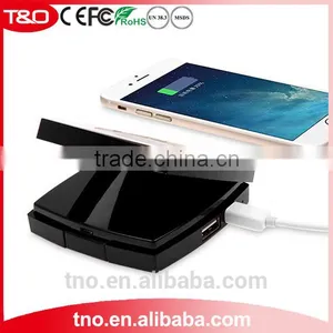 2016 Fashion 3000mah Channel Power Bank Mirror Travel Charger Quality Choice thumbnail-3