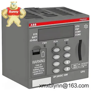 ABB PM591-ETH (1SAP150100R0270) – AC500 PLC CPU With Integrated Ethernet for Reliable Mid-range Control thumbnail-1