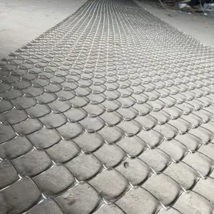 Heavy Duty Iron PVC Coated Diamond Mesh Cyclone Chain Link Fence For Sale thumbnail-5