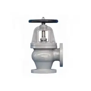 Marine Globe Valve JIS 5K 10K Cast Iron Cast Steel Flanged Manual Angle Type High Quality Industrial Use thumbnail-1