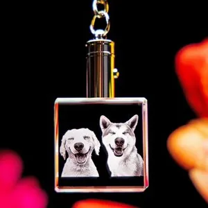 Holy Laser 2D 3D Crystal Photo Engraver Customized Portrait for Pet Friend on Glass & Acrylic Laser Engraving Machine Cube Glass thumbnail-4