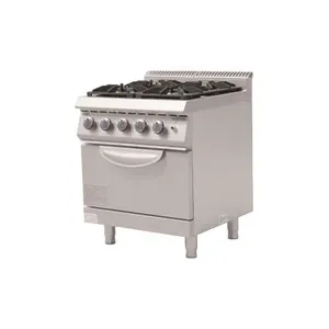 Professional Kitchen Gas Cooker With Oven | 36kW Output | Standard Compliant Design thumbnail-1