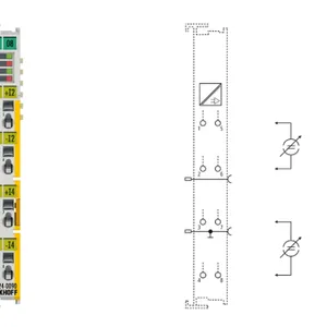 BECKHOFF EL3124-0090 EtherCAT 4 Channel Analog Input Module RTD Temperature PT100 Industrial Automation IO Terminal PLC thumbnail-1