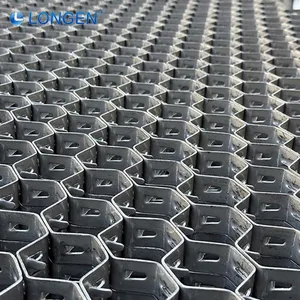 For Curved Ducts Crimp Shelltype Bonding Hole Custom Metal Cellular Grid Carbon Steel Hexsteel Tortoise Shell Net thumbnail-6