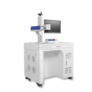 Desktop Metal Plastic Jewelry Metal Plastic Jewelry Photocopy Automatic CNC Portable Laser Engraving 50w 100w Fiber Marking Machine thumbnail-3