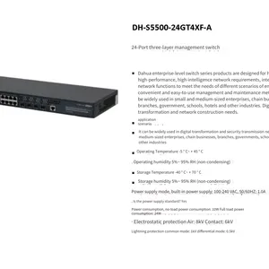Dahua Dh-s5500-24gt4xf-a Layer 3 Managed 24-port Switch thumbnail-4