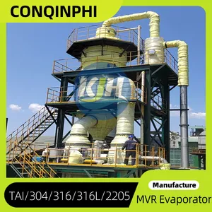 Semi-Auto Wastewater Evaporation System 304L SS 1000L/Hour Direct Contact Heat Exchanger thumbnail-4