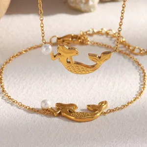 316L Stainless Steel Necklace Manufacturer Custom Pendant 18K Vacuum PVD Anti-tarnish thumbnail-5