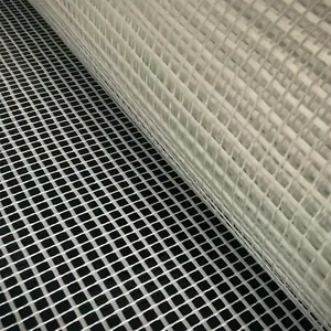 Fiberglass Mesh 5x5mm Grid 160g/m2 Tensile Strength 1200N/50mm for Wall Reinforcement thumbnail-2