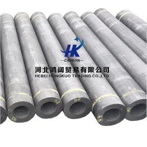 HP Grade Graphite Electrode Good Thermal Stability For Electric Arc Furnace thumbnail-2