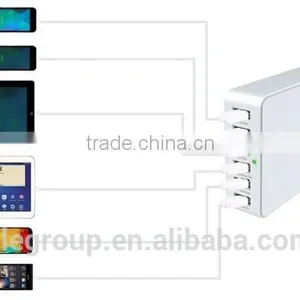 Hot Seller 6 Usb Ports Intelligent Rapid Charger Smart Charger for Mobile Phone/Laptop/MP3/MP4 Player/Tablet/Video Game Player thumbnail-5