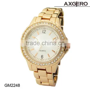Fashion Top Quality Custom Brand Quartz Stainless Steel Watches Leather Watches thumbnail-1