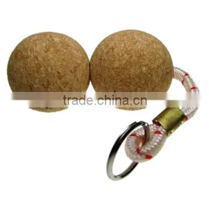 Cork Ball Key Chain thumbnail-1