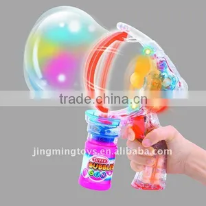 Battery-operated( B/O)bubble Gun Toys With Music and Lamp thumbnail-1