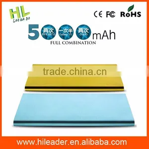 2015 Ultra-thin Metal 5000mah Power Bank 8000mah thumbnail-1