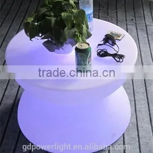 PE Plastic Bar Table With LED Lights and Remote 6040F thumbnail-3