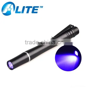 Pen Black Light Flashlight 0.5W Mini UV LED Pen Light Detector Portable UV Light thumbnail-1