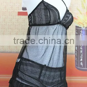 Sexy Transparent Quick Dry Lingerie Dress,hot Mesh Teddy Babydoll thumbnail-2