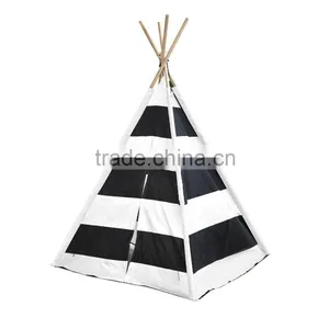 Kids Play Tent House Teepee Indian Indoor Outdoor Teepee Kids Custom Camping Frame Tent thumbnail-4