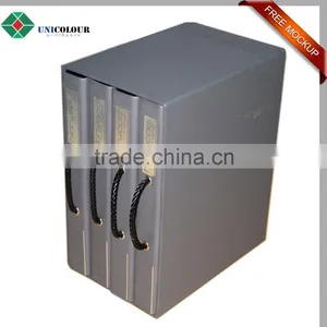 Custom Design Handmade A4 Cardboard Office Folder for Files thumbnail-1