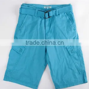 Mens Cheap Price Stock Apparel Cargo Shorts With Belt thumbnail-1