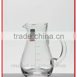 Clear Wine Pitcher With Scale thumbnail-1
