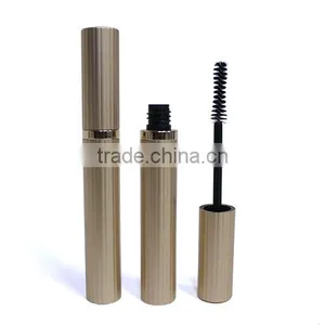 Round Aluminum Mascara or Eyeliner Container w/ Column Texture (202LB-LM-035) thumbnail-1