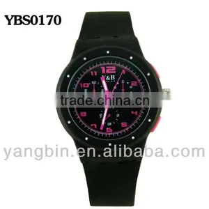 Hot Time Silicone Strap Fashion Custom Brand Unisex Watch Wholesale Products thumbnail-1