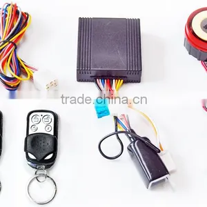 Auto Parts 12V 801M Motorcycle Alarm System With Remote Engine Start thumbnail-1