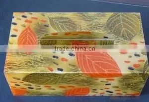 Bespoke Clear Cuboid Acrylic Napkin Box /tissue Box QCY-TB-1 thumbnail-1