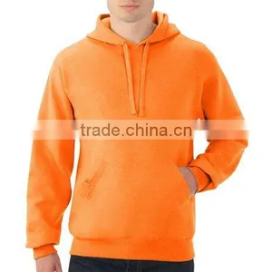 Orange Marmalade Multi Color Plain Custom Hoodies Men thumbnail-1