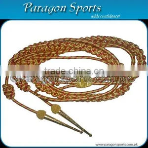 Military Uniform Aiguillette | Double Tip Gold Wire & Silk Uniform Aiguillette thumbnail-5