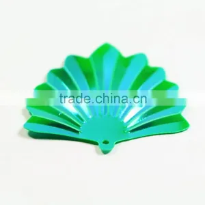 Hot Sale Popular Green Color Fan-shaped Sequin for Table Cloth Weddings thumbnail-1