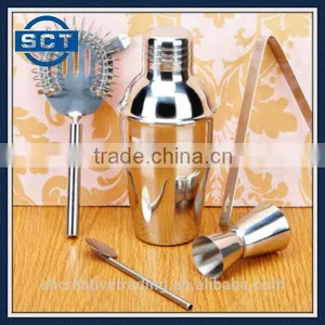 Stainless Steel Cocktail Bar Gift Set 5 Pieces thumbnail-1