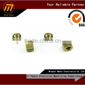 Custom Precision CNC Machining Copper Sleeve Nut thumbnail-6