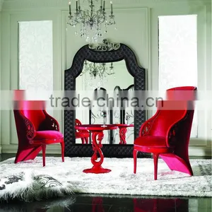 Cherry Wood Chair / Red Color Luxury Leisure Chair YL-A9025-5 thumbnail-1